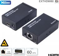 Extensor HDMI UTP 60M C6 MILEC EXTHDMI60C6