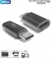 Adaptador Micro USB H - USB Tipo C M MILEC MUSBHUS