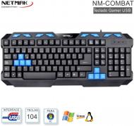 Teclado Gamer USB NETMAK NM-COMBAT