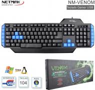 Teclado Gamer USB NETMAK NM-VENOM