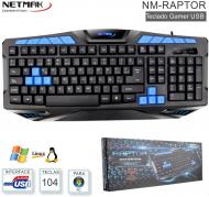 Teclado Gamer USB NETMAK NM-RAPTOR