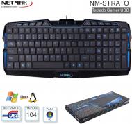 Teclado Gamer USB NETMAK NM-STRATO