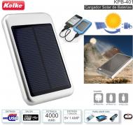 Cargador Portatil 04000 mAh KOLKE KPB-401 Solar