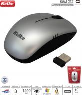 Mouse Inalambrico KOLKE KEM-365 Gris