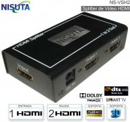 Splitter Video HDMI 2 Sal NISUTA NS-VSH2 FHD