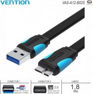 Cable USB 3.0 M - MicroUSB 3.0 M 01.8M MILEC MUSB