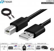 Cable Imp USB A M - USB B M 1.5 Mts MILEC U15