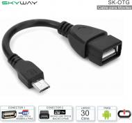 Cable OTG Micro USB M - USB H SKYWAY SK-OTG