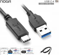 Cable USB 3.1 M - USB C M 01.8M NOGA USB C-4