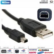 Cable USB M - USB M U4 MILEC U4 P/CAMARAS