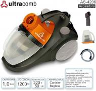 Aspiradora S/B 01.0 Lts 1200w ULTRACOMB AS-4206