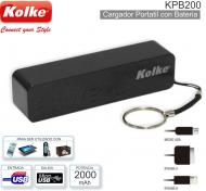 Cargador Portatil 02000 mAh KOLKE KBP200