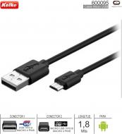 Cable USB M - MicroUSB M 01.8M KOLKE 600095