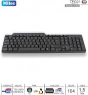 Teclado USB MILEC TEC01