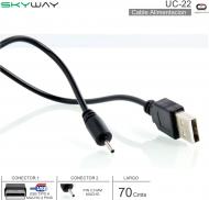 Cable USB M - Micro Pin 2.0mm Alim UC-39