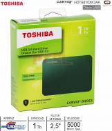 Disco USB 1 Tb TOSHIBA Canvio HDTB410XK3AA