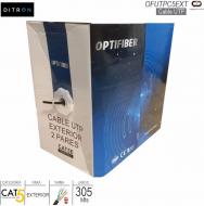 Cable UTP Cat5 Exterior 305M OPTIFIBER OFUTPC5EXT