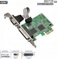 Placa PCI-E 1 Serie + 1 LPT BKT 960726