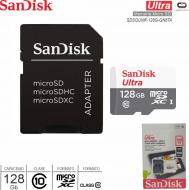Mem MicroSD C10 128GB SANDISK SDSQUNR-128G-GN6TA