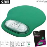 Pad Mouse con Gel BKT BKTGELVE Verde