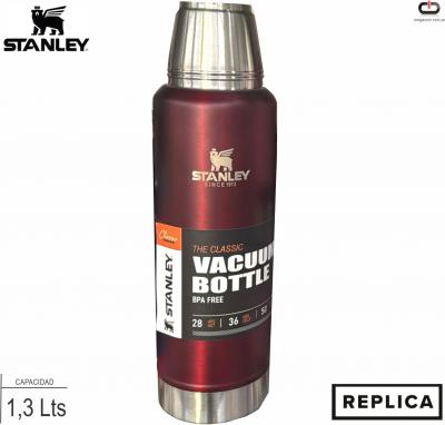 Termo STANLEY 1,3 Lts Vacuum Bottle Rojo Metal Rep