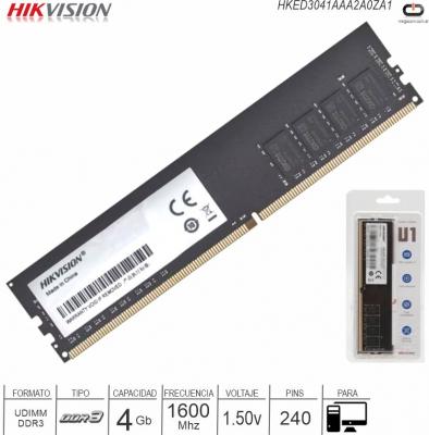 DDR3 4Gb 1600 1.50v HIKVISION HKED3041AAA2A0ZA1