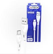 CABLE AITECH USB A USB TIPO C 20W 1M