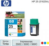 Cart HP 025 51625A Color P/550C-500C-560C