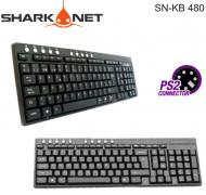 Teclado PS2 SHARKNET SN-KB 480